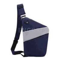 Tiefblau / Grau – Links